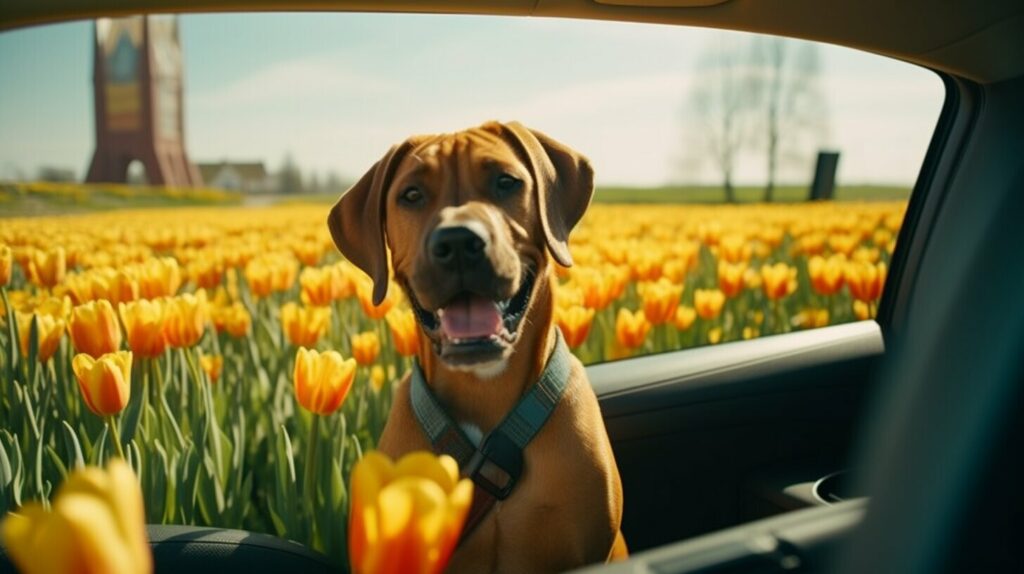 holland hund im auto transportieren