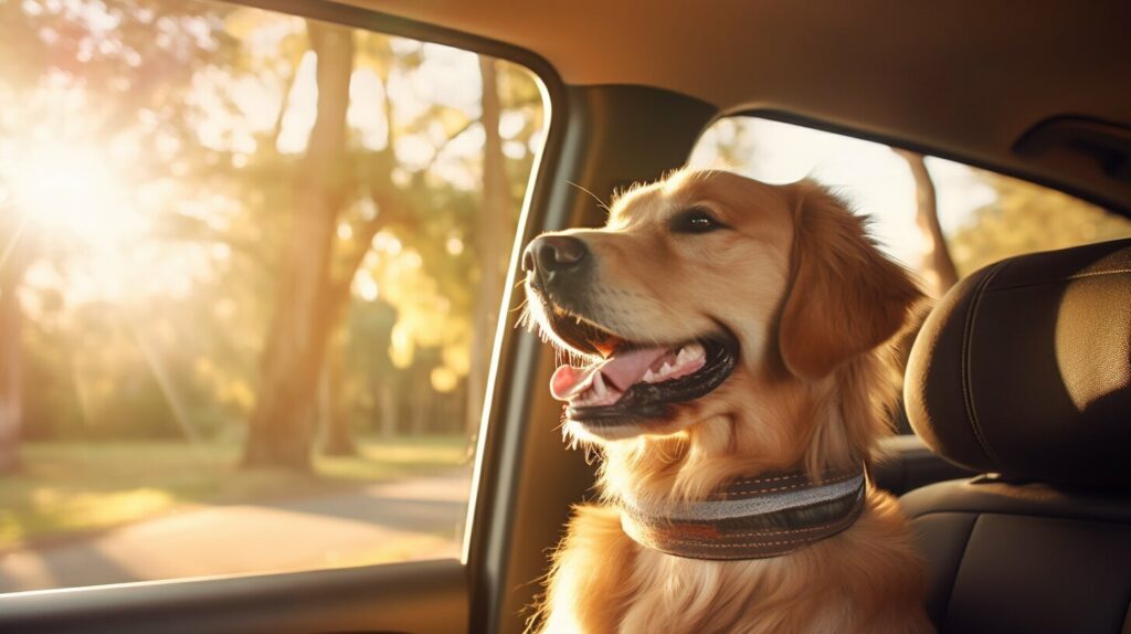hund auto beifahrersitz