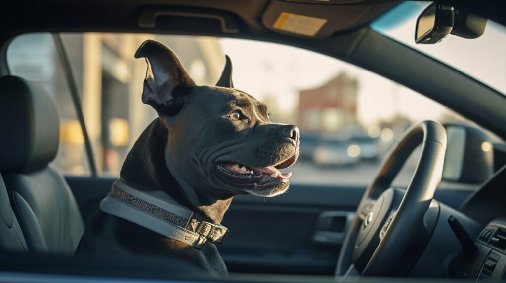 hund auto fußraum
