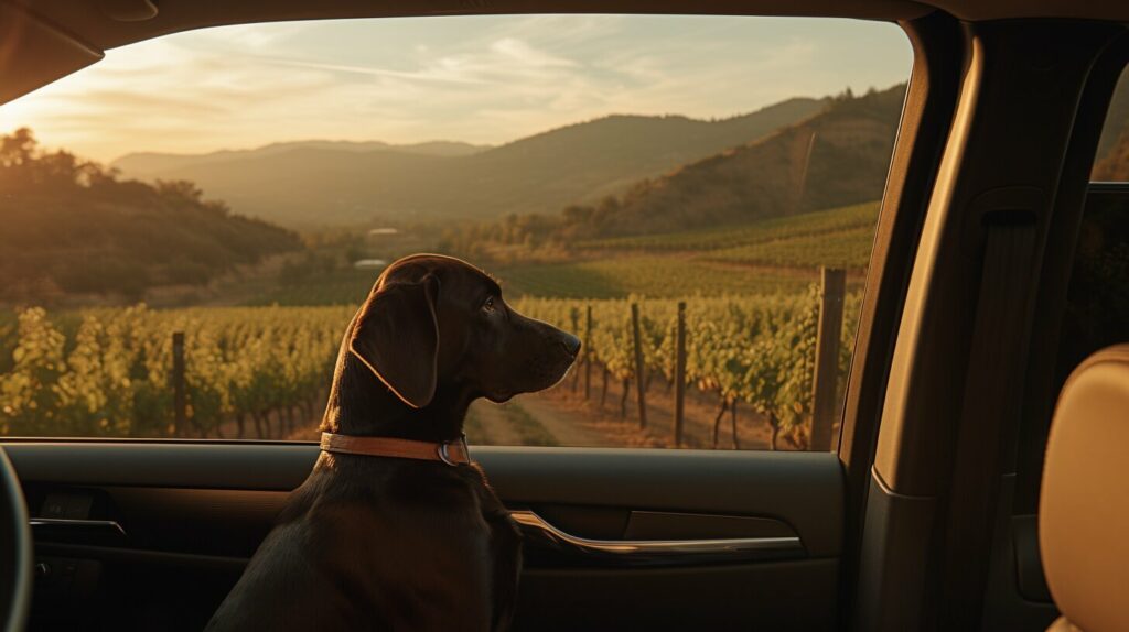 hund auto italien