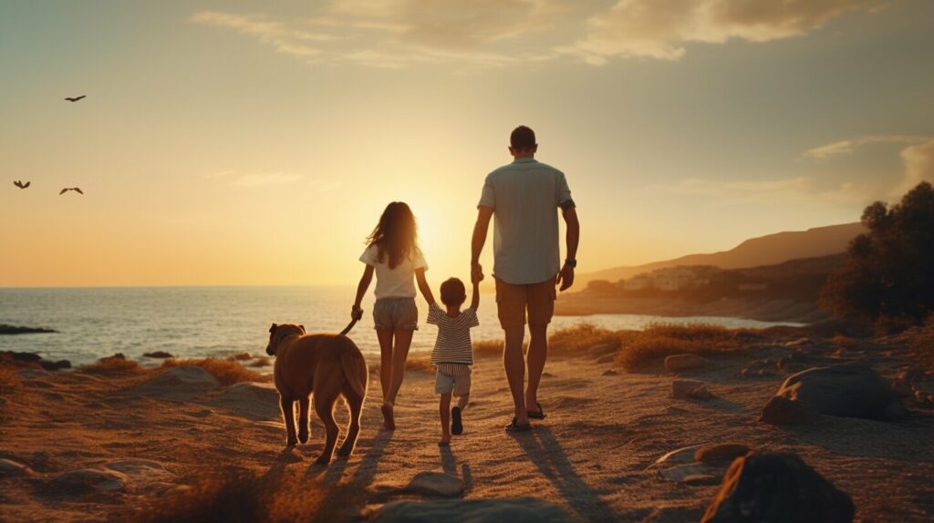 urlaub mit kindern und hund