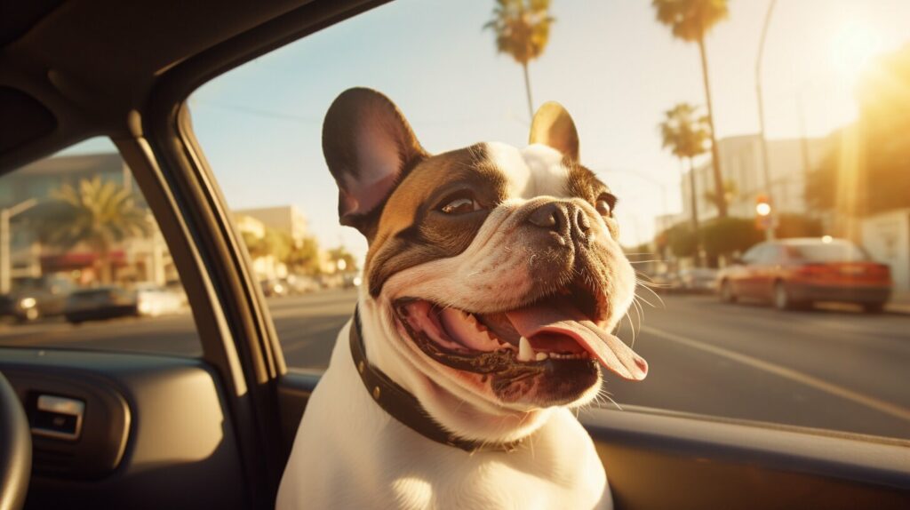 warum hecheln hunde im auto