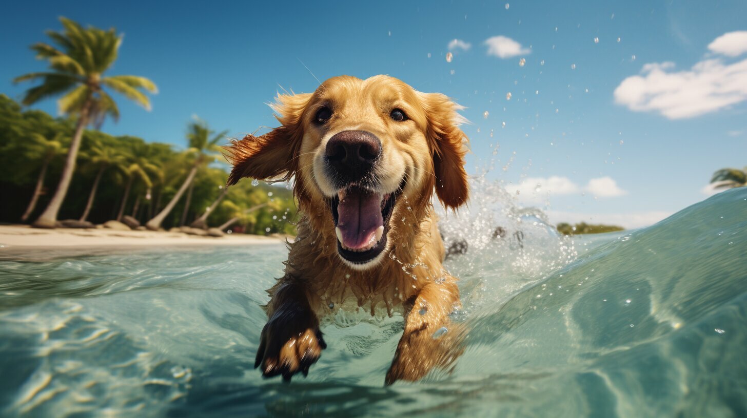 Wie lange kann ein Hund schwimmen?