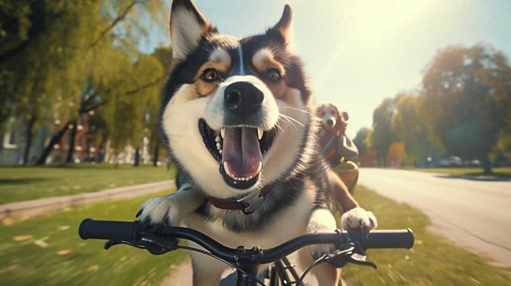 wie lerne ich meinem hund am fahrrad zu laufen