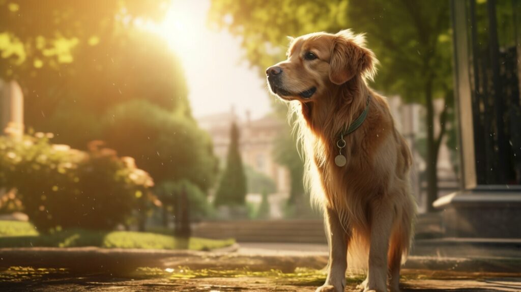 hund lustlos beim spaziergang