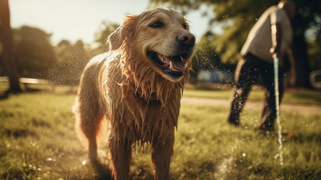 hund nach spaziergang sauber machen