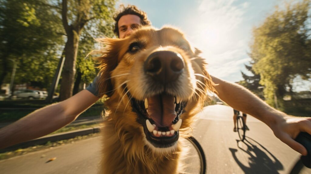 mit wieviel monaten darf ein hund am fahrrad laufen gehen