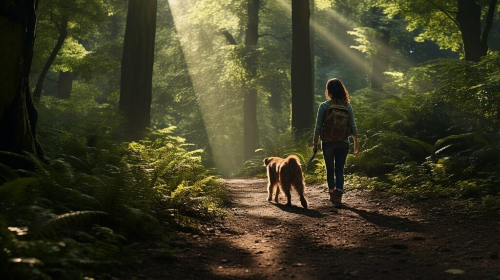 ruheübung hund spaziergang