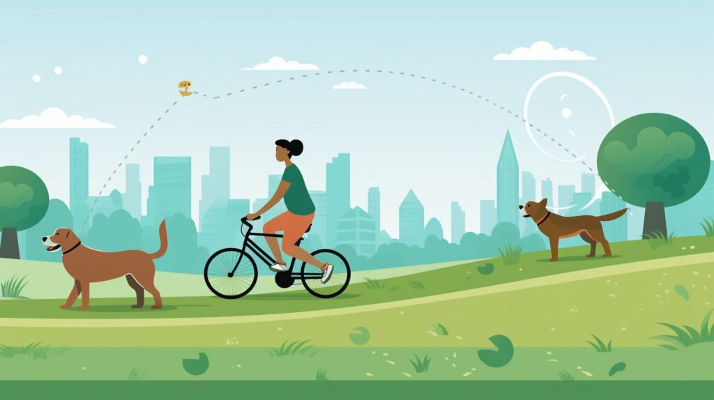 was mache ich wenn mir ein hund ins fahrrad läuft