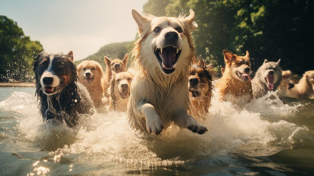welche hunde schwimmen gerne