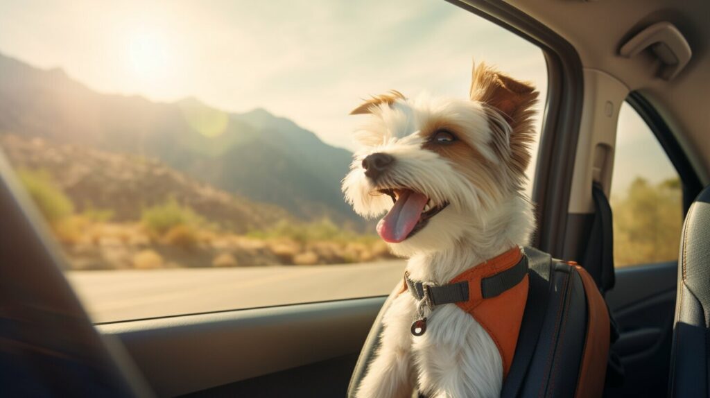wie schnallt man einen hund im auto an