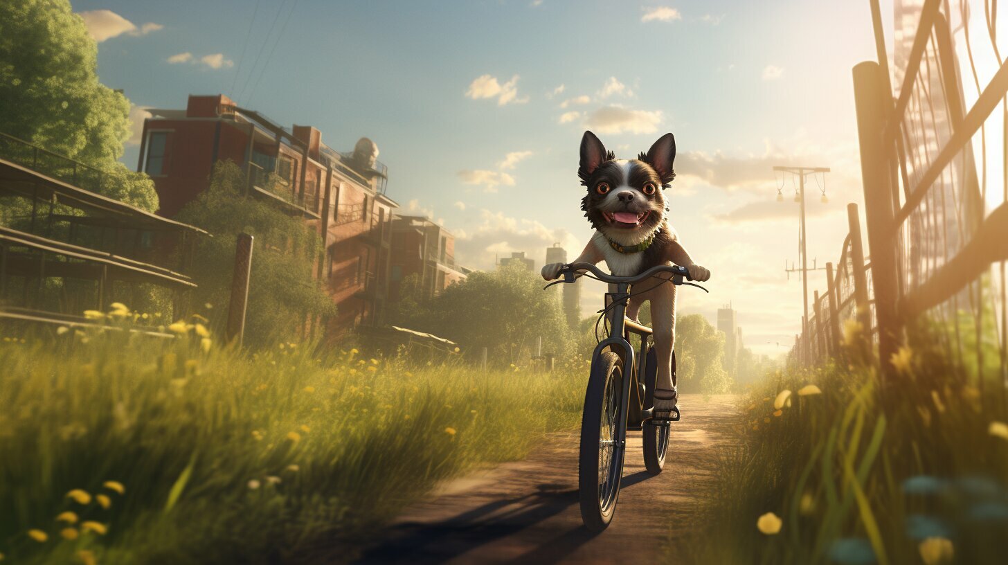 Wie schnell darf man mit Hund Fahrrad fahren?
